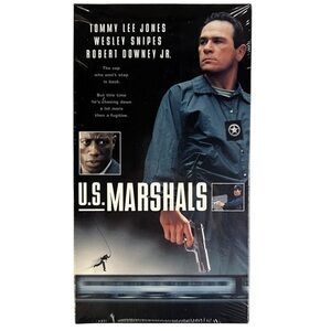 SEALED - U.S. MARSHALS 1998 VHS Video Tape Tommy Lee Jones Wesley Snipes Robert